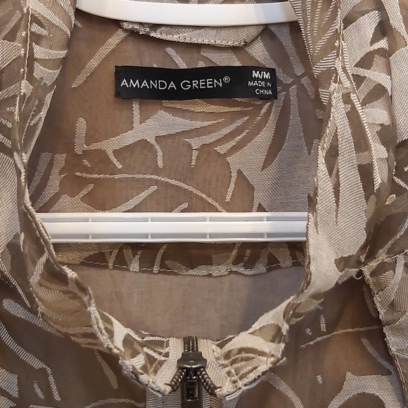 Amanda olive colored jacket - Picture 3 of 9